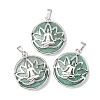Natural Amazonite Pendants GG-CBA0251-10D-P-1