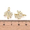Brass Micro Pave Cubic Zirconia Pendants KK-T071-98G-3