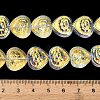 Electroplate Baking Paint Glass Beads Strands EGLA-K061-13A-6