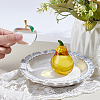 2Pcs 2 Styels Glass & Alloy Sculpture Figurine DJEW-PH0001-55-3