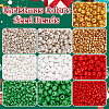 3500Pcs 10 Style Glass Round Seed Beads SEED-PH0002-15-4