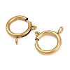 304 Stainless Steel Spring Ring Clasps STAS-B095-05H-G-2