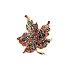 Maple Leaf Rhinestone Brooch PW-WG48F57-01-5