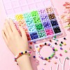 24Colors Opaque Acrylic Beads MACR-YW0002-93-4