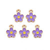 Alloy Enamel Charms ENAM-T016-14-RS-1