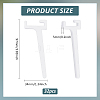 32Pcs Acrylic Pegboard Hook DIY-BC0015-26-2