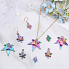 CHGCRAFT 24Pcs 3 Style Plated Alloy Pendants FIND-CA0007-01-4