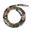 Natural Indian Agate Bead Strands X-G-A130-3mm-K12-7