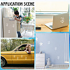 Waterproof PET Car Rearview Mirror Stickers DIY-WH20001-71C-5