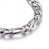 Tarnish Resistant 304 Stainless Steel Figaro Chain Bracelets BJEW-L637-04B-P-2