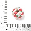 Printed Wood European Beads WD-CBA29C7-03-3