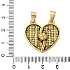 Alloy Enamel Split Pendants STAS-M114-08AG-3