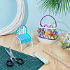 Plastic Rattan Wicker Strips DIY-WH0816-132G-4