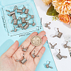 Beebeecraft 20Pcs 2 Style 304 Stainless Steel Beading Stoppers STAS-BBC0004-59-3