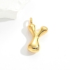 Brass Pendants KK-YWC0002-01G-Y-1