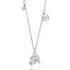 925 Sterling Silver Zircon Pendant Necklace 12 Constellation Pendant Necklace Jewelry Anniversary Birthday Gifts for Women Men JN1088L-1