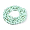 Electroplate Opaque Solid Color Glass Beads Strands LS-EGLA-A044-P3mm-L14-3