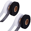 4 Rolls 2 Colors Double-sided Non Woven Fabric Fusing Tape Adhesive Hem Tape DIY-HY0002-88B-1