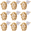Brass Studs Earring Findings KK-BBC0019-01G-02-6