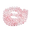 Transparent Glass Beads Strands GLAA-T023-10mm-A08-2