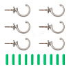 Spritewelry 16Pcs 2 Style Zinc Alloy Hook Hanger FIND-SW0001-04P-1