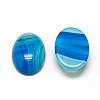 Natural Striped Agate/Banded Agate Cabochons G-R415-13x18-12-2