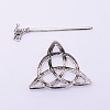 Tibetan Style Alloy Hair Forks OHAR-WH0016-35-2