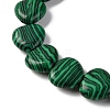 Synthetic Malachite Beads Strands G-I372-A16-01-4