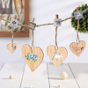 Olycraft Heart Shaped Wooden Boards for Painting AJEW-OC0001-94-6