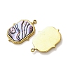303 Stainless Steel & Natural Paua Shell Pendants SH-CBA1E47-01G-2