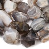 Raw Rough Natural Botswana Agate Beads Strands G-S396-04A-5