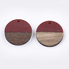 Resin & Walnut Wood Pendants RESI-S358-02D-12-2