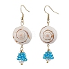 Shell Glass Dangle Earrings EJEW-MZ00424-05-2
