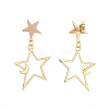 Star & Moon Dangle Stud Earrings EJEW-JE04062-02-2