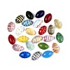 24Pcs Mxied Styles Handmade Lampwork Oval Display Decorations LAMP-N034-30-2