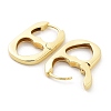 Heart Rack Plating Brass Hoop Earrings for Women KK-Z038-20G-2