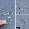 48 Pcs 4 Styles 304 Stainless Steel Pendants STAS-UN0022-08P-4