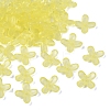 4-Petal Imitation Jelly Acrylic Bead Caps MACR-L008-02-1