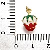 Brass Enamel Pendants KK-K401-47B-G-3