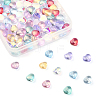 100Pcs 10 Colors Transparent Glass Beads GLAA-CJ0001-56-3