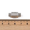304 Stainless Steel Magnetic Clasps STAS-C127-18D-P-3