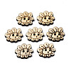 Laser Carved Buttons with 2-Hole WOOD-Q030-86-1