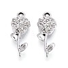Alloy Rhinestone Pendants PALLOY-T090-56P-1