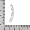 304 Stainless Steel Curved Tube Beads STAS-M071-03A-P-4