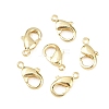 Brass Lobster Claw Clasps KK-P130-093G-NR-1