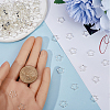 100Pcs Rack Plating Brass Bead Frames KK-SP0002-26S-3