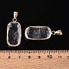 Natural Quartz Crystal Pendants G-N349-03A-G-3