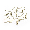 Brass Earrings Hook Findings KK-L184-22C-1