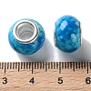 Frizzling Copper Buckle Acrylic European Beads OACR-M024-06P-08-3