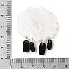 Acrylic Alloy Pendants SACR-S679-03A-3